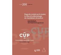 Regards croisés sur le statut, le rôle et la déontologie du mandataire de justice - Jean-François Van Drooghenbroeck - Anthemis - broché - Etude