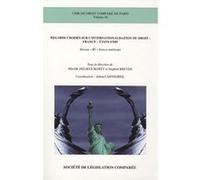 Regards croisés sur l'internationalisation du droit : france - etats-unis Stephen Breyer (Directeur éditorial), Julien Cantegreil (Directeur éditorial), Mireille Delmas-Marty (Directeur éditorial), CA