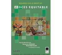 Regards sur le droit au procès équitable - Benjamin Lavergne - Inst.federatif De Recherche - broché - Etude