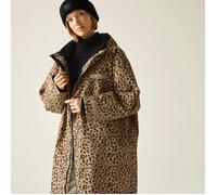 Regatta Adults Waterproof Windproof Borg Fleece Oversized Fit Insulated Robe Imprimé léopard XS Unisex