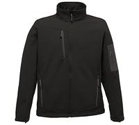 Regatta Arcola Veste imperméable à 3 Couches pour Homme L Noir/Gris