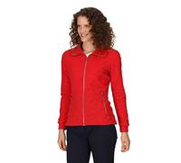 Regatta Azaelia Veste polaire respirante à fermeture éclair intégrale pour femme, rouge Miami chiné, taille 8, Miami Red Marl