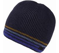 Regatta Balton Bonnet d'hiver Chaud en Tricot doublé Polaire pour Homme, Bleu Marine, Taille Unique