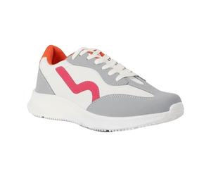 Regatta - Baskets Marine Retro - Femme (42 FR) (Blanc/Rose Fluo)