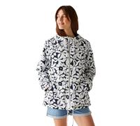 Regatta Bayletta II Veste imperméable pour femme, Bleu marine/blanc grand motif floral, 40