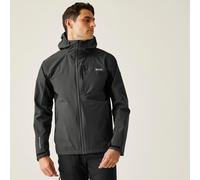 Regatta Birchdale Waterproof Jacket Mens Cendré/Noir 2XL Male