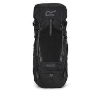 Regatta Blackfell Sac à dos réfléchissant avec cadre en métal 65 l Idéal pour la marche, la randonnée, le camping et le trekking, Noir, L, Décontracté