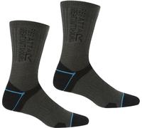 Regatta - "Blister Protection II" chaussettes de bottes pour femmes RG6000 (39,5 EU - 42 EU) (Noir/Cendres)