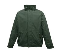Regatta Blouson Aviateur Homme Imperméable Doublé Polaire avec Capuche dissimulée Dover Jackets Waterproof Insulated Homme Dark Green/Dark Green FR: 2XL (Taille Fabricant: XXL)