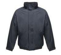Regatta Blouson aviateur Dover Homme – Imperméable doublé polaire, capuche dissimulée (Navy, 5XL)
