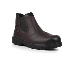 Regatta Bottes de sécurité imperméables professionnelles pour homme, tourbe, 45 EU, Tourbe, 46 EU
