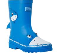 Regatta - Bottes en caoutchouc pour enfants "Mudplay II", Bubbles Le Requin RG11539 (20 UE) (Bleu)