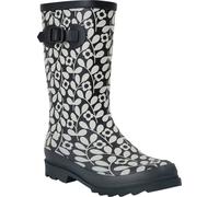 Regatta - Bottes en caoutchouc pour femmes "Orla Kiely", fleur de jasmin RG11424 (39 EU) (Noir)