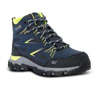 Regatta - Bottines de Marche Holcombe - Enfant (36 FR) (Bleu Marine/Vert néon)