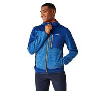 Regatta Cadford VI Extol Veste polaire zippée à capuche pour homme, Bleu Oxford chiné/New Royal, L