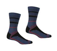 Regatta - Chaussettes SAMARIS - Homme (39-42 FR) (Denim foncé/Orange/Noir)