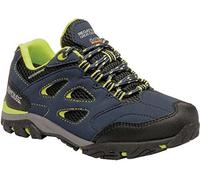 Regatta Chaussures de randonnée pour enfants Holcombe Low RG3621 (32 UE) (Bleu-noir/Jaune-citron)