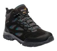 Regatta - Chaussures montantes de randonnée HOLCOMBE - Femme (36 FR) (Noir/bleu sarcelle) - UTRG3705 Noir/bleu Sarcelle