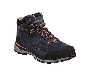 Regatta Chaussures Techniques Basses - Samaris Suede, Hiking Boot Femme Bleu et Rose Bleu et Rose 42 EU