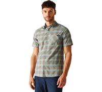 Regatta Begarno Short Sleeve Shirt Vert S Homme