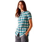 Regatta Begarno Short Sleeve Shirt Vert,Bleu 34 Femme