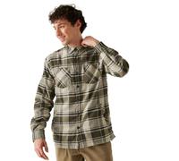 Regatta Chemise boutonnée Thamos pour homme, Kaki foncé Moonstruck, XXL
