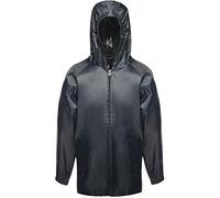 Regatta Ciré Enfant imperméable avec Capuche et DÉTAILS réfléchissants Pro Stormbreak Jackets Waterproof Shell Navy FR: XS (Taille Fabricant: 3-4)