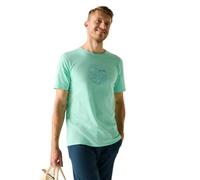 Regatta Cline IX T-Shirt Doux et Respirant pour Homme Vert Glacier