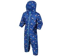 Regatta Combinaison IMPRIMÉE Pobble Imperméable et Respirante avec Doublure Chaude et Bandes réfléchissantes All in 1S Enfant Nautical Blue FR: 2XL (Taille Fabricant: 48-60)