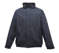 Regatta Blouson aviateur Homme Dover – Imperméable, doublé polaire, capuche dissimulée – Navy S EU