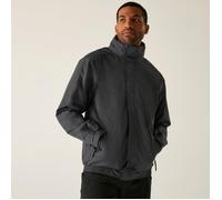 Regatta Blouson Aviateur Homme Imperméable Doublé Polaire avec capuche dissimulée DOVER Jackets Waterproof Insulated Homme Seal Grey/Black FR: XS (Taille Fabricant: XS)