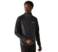 Regatta Elson II Veste Polaire Demi-zippée pour Homme Semi, Gris cendré/Noir, XXL