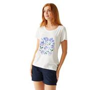 Regatta Femme Filandra VIII pour T-Shirt, Blanc Floral, 50 EU