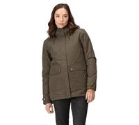Regatta Femme Isolante Broadia Pour Veste Imperméable, Kaki Foncé, 38 EU