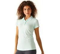 Regatta Femme Remex II' Quick Drying Neck Polo, Aqua Uni Blanchi, 38 EU