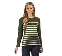 Regatta Ferelith Maillot Manches Longues Femme avec imprimé T-Shirts/Polos/Vests Femme Dark Khaki FR: XS (Taille Fabricant: 10)