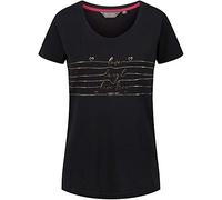 Regatta Filandra III T-Shirt Femme Noir FR : XXS (Taille Fabricant : Taille 8)