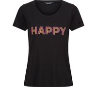 Regatta - "Fingal VIII Enjoy Every Moment" T-shirt pour femme RG9679 (38 FR) (Noir)