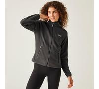 Regatta Floreo Full Zip Fleece Top Womens Ash 8 (XS) Female