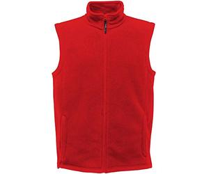 Regatta Gilet Micro Polaire pour Homme Large Rouge Classique