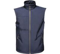Regatta Gilet Softshell pour homme Octagon II imprimable PC3297 (S) (Bleu marine/gris foncé)