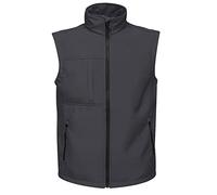 Regatta Gilet Softshell sans Manches Homme imperméable, Respirant E Coupe-Vent Octagon II Bodywarmers Homme Seal Grey(Black) FR: XL (Taille Fabricant: XL)