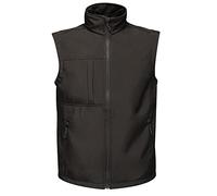 Regatta Gilet Softshell sans Manches Homme imperméable, Respirant E Coupe-Vent Octagon II Bodywarmers Homme Black(Black) FR: M (Taille Fabricant: M)