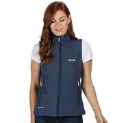 Regatta Gilet Softshell sans Manches Lilou Coupe-Vent et déperlant avec Tissu Stretch Doublé Chaud et Ouverture zippée intégrale Bodywarmers Femme Dark Denim FR: XL (Taille Fabricant: 18)
