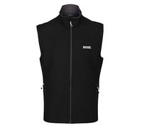 Regatta Gilet Softshell Technique Stretch Bradwell III Coupe-Vent et déperlant avec Ouverture zippée Bodywarmers Homme Black FR: XL (Taille Fabricant: XL)