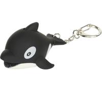 Regatta Great Outdoors Porte-clés animalier lumineux pour enfants RG1673 (taille unique) (Noir (baleine))