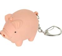 Regatta Great Outdoors Porte-clés animalier lumineux pour enfants RG1673 (taille unique) (Rose (cochon))