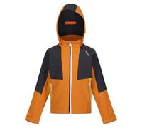 Regatta Haydenbury, Veste softshell Garçon, Orange Pepper/Seal Grey,