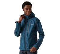 Regatta Hewitts X Veste softshell à capuche zippée pour homme, Renard en denim clair de lune, L