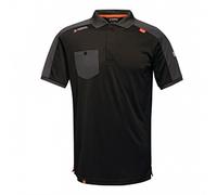 Regatta Homme de Travail Homme Tactical Threads Évacuant Rapidement L'humidité Offensive T Shirts Polos Vests, Noir, XXL EU